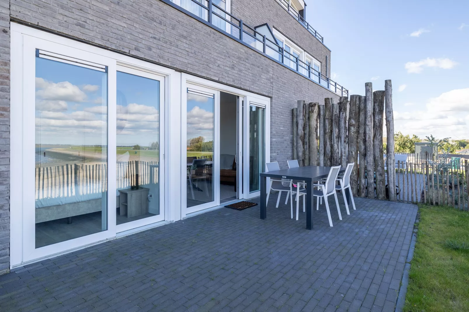 Appartement Vista Maris "Charlotte's Parel" - Havenweg 8-44  Sint-Annaland-Gärten Sommer