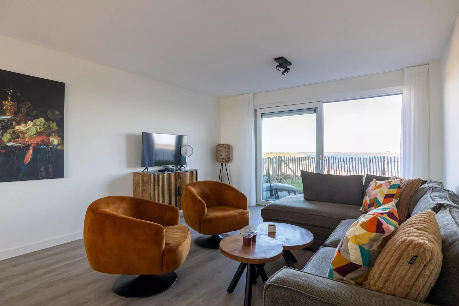 Luxe appartement Vista Maris - Havenweg 8-34  Sint-Annaland Oosterschelde-Living room