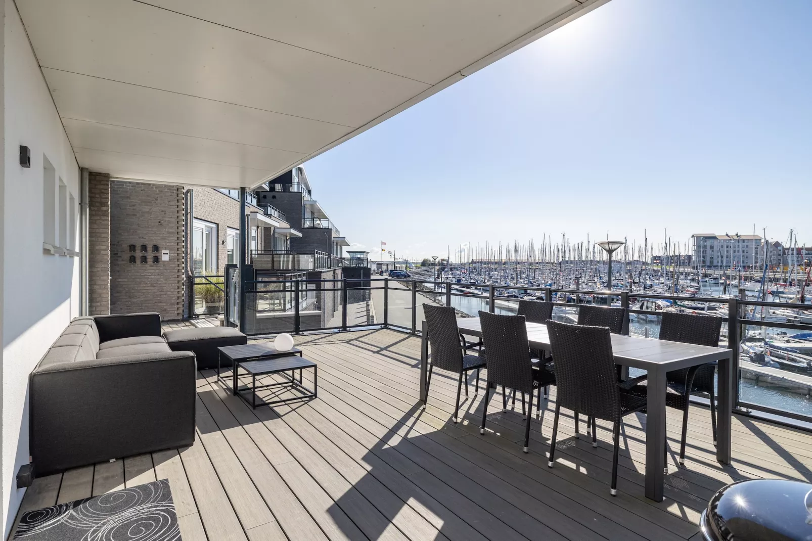 Luxe appartement Vista Maris - Havenweg 8-34  Sint-Annaland Oosterschelde-Terrace balcony