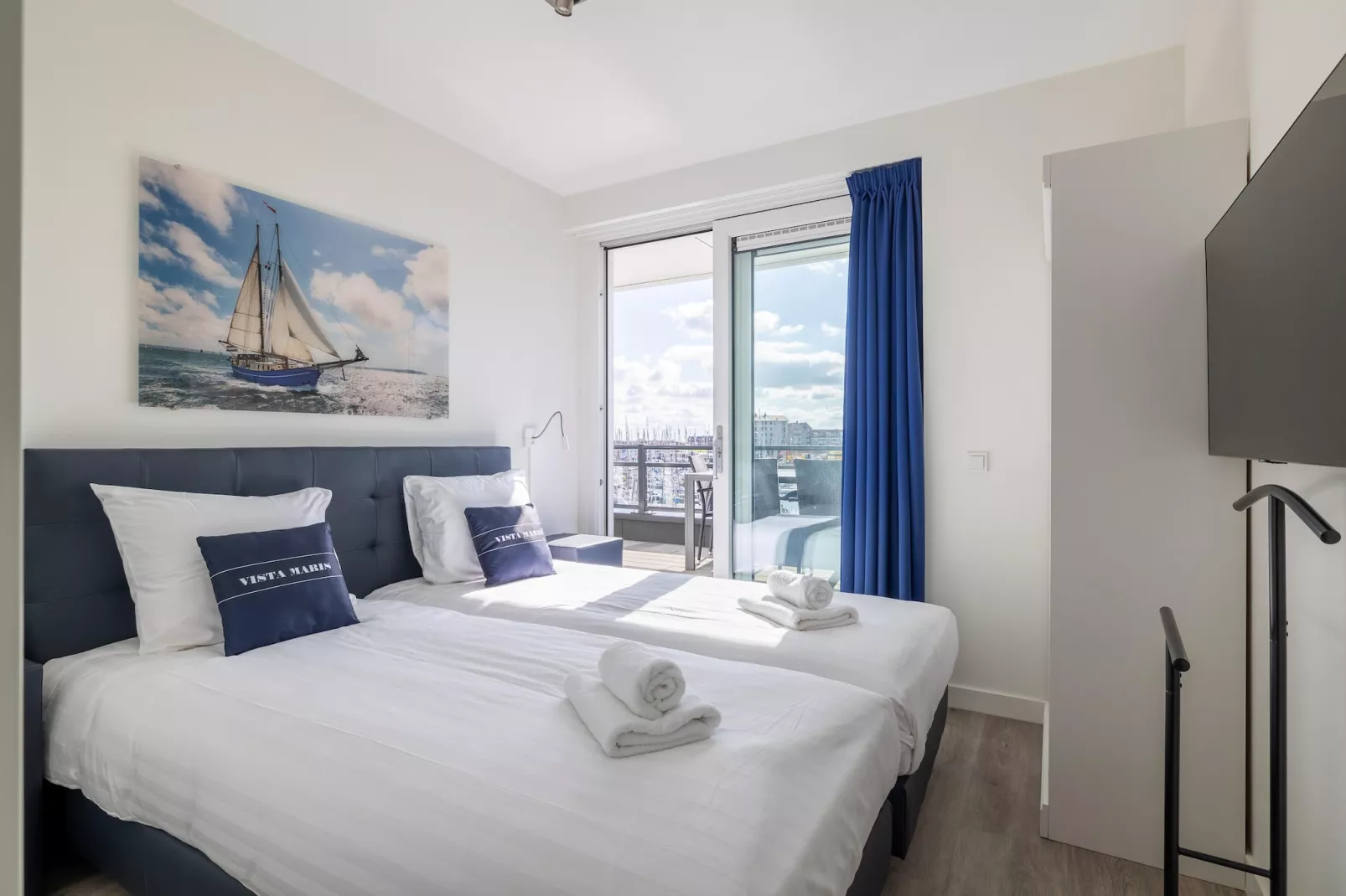 Appartement Vista Maris - Havenweg 8-52  Sint-Annaland Oosterschelde-Schlafzimmer