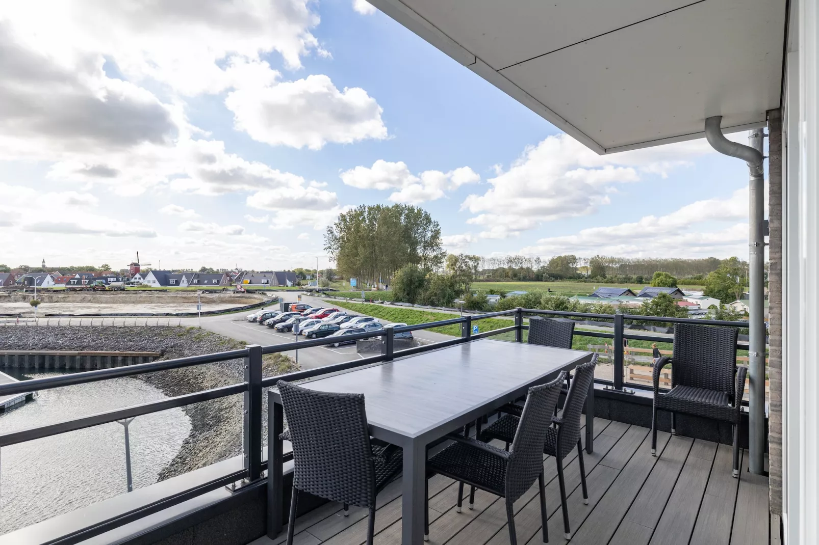 Appartement Vista Maris - Havenweg 8-52  Sint-Annaland Oosterschelde-Terrassenbalkon