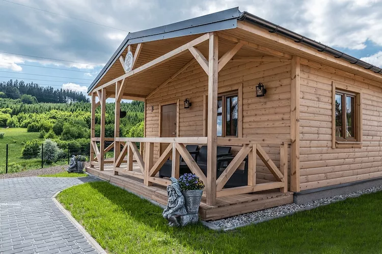 Osada Trzy Siostry domek nr 2 dla 5 osób Duszniki-Außenbereich Sommer