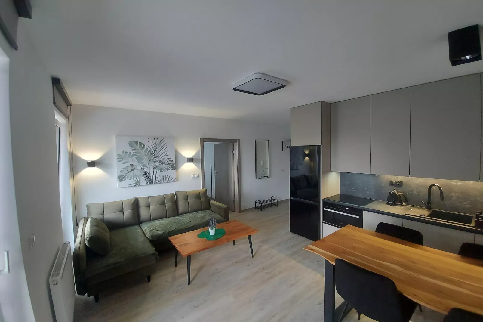 Apartamenty Lotnicza Sianożęty-Wohnzimmer