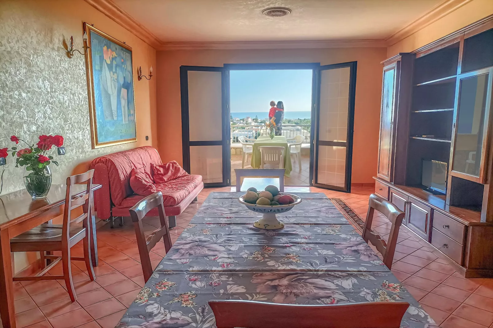 Apartments Triscina Mare Castelvetrano-Residence Bilo 5-Wohnzimmer