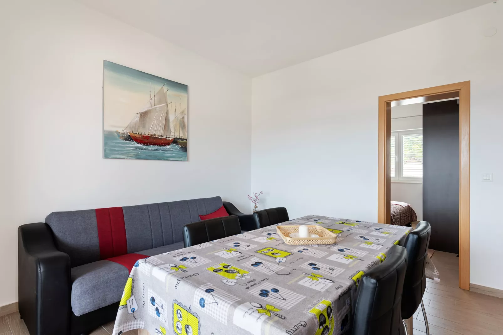 Apartment Pasman with a beautiful sea view 3-Living room