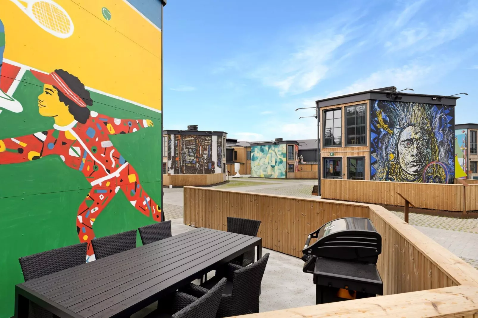 Holiday home with beautiful terrace-Outdoor