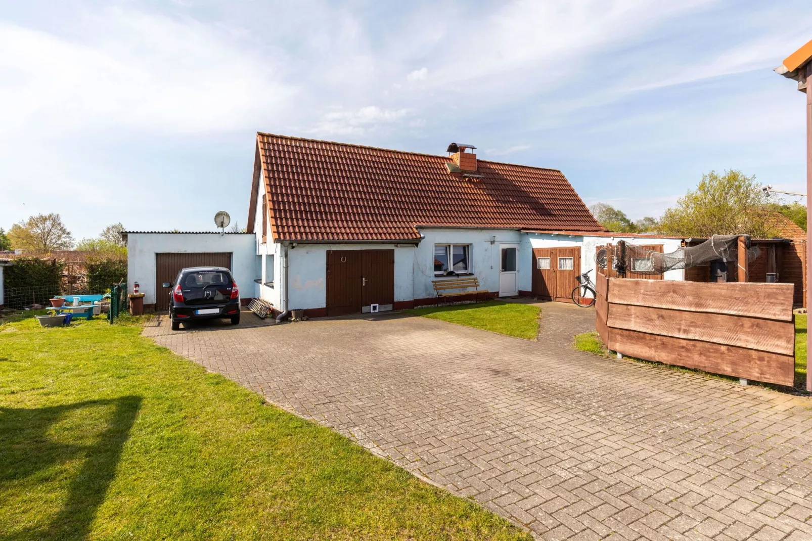 Ferienwohnung Dunker nähe Ostsee-Exterior summer