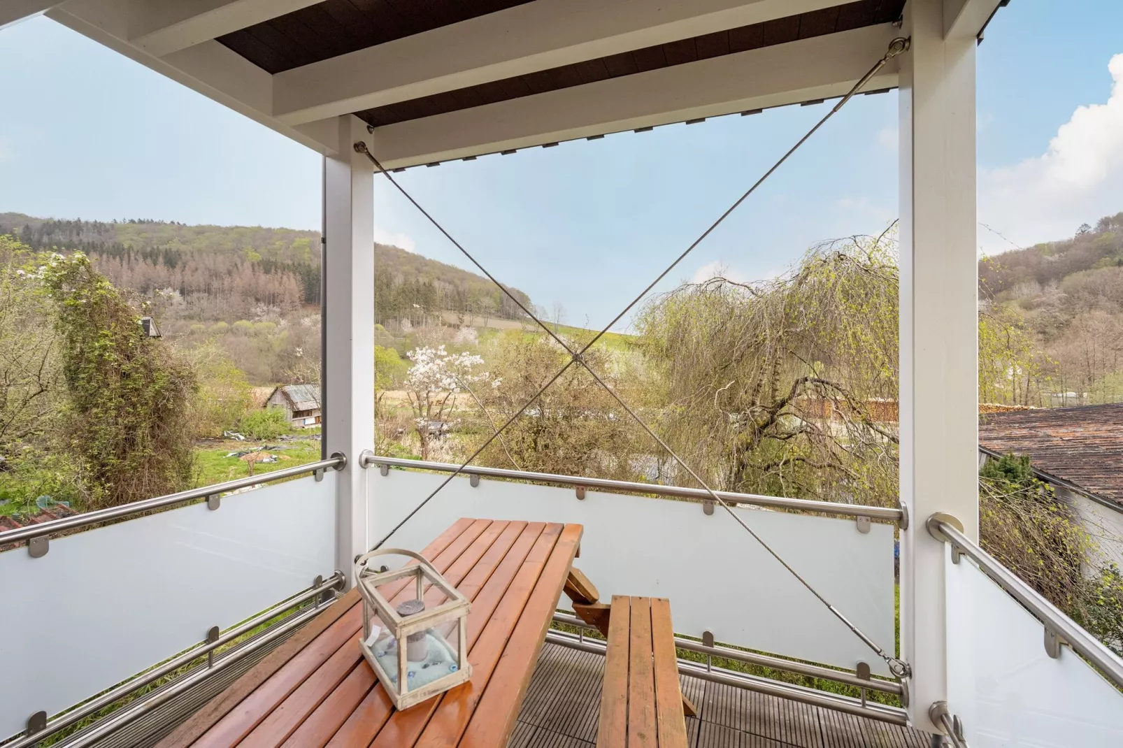 Green Buildings Ferienwohnung Herscheid-Sauerland-Terrassenbalkon