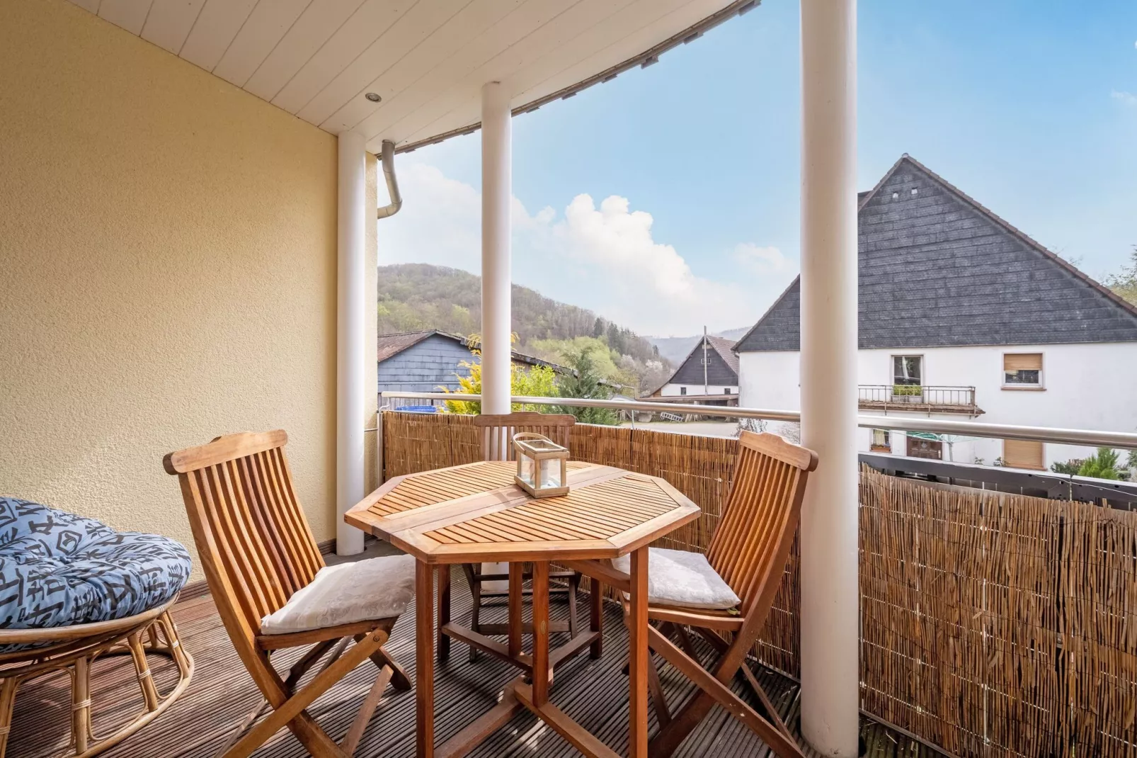 Green Buildings Ferienwohnung Herscheid-Sauerland-Terrassenbalkon