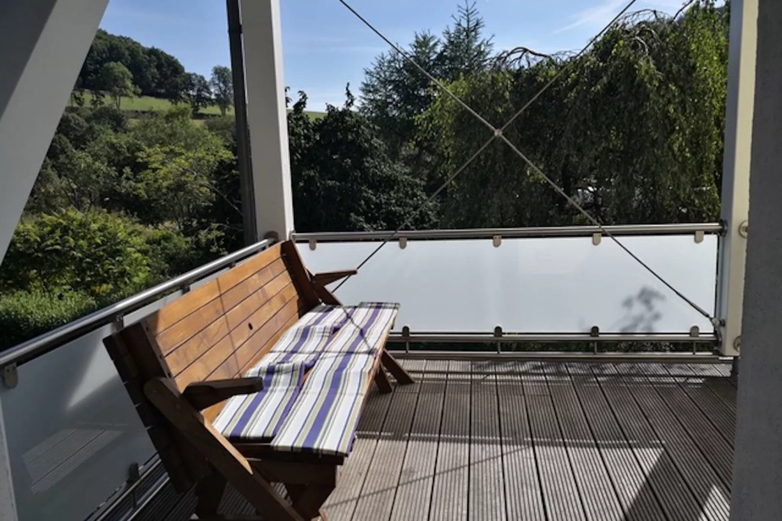 Green Buildings Ferienwohnung Herscheid-Sauerland-Terrassenbalkon
