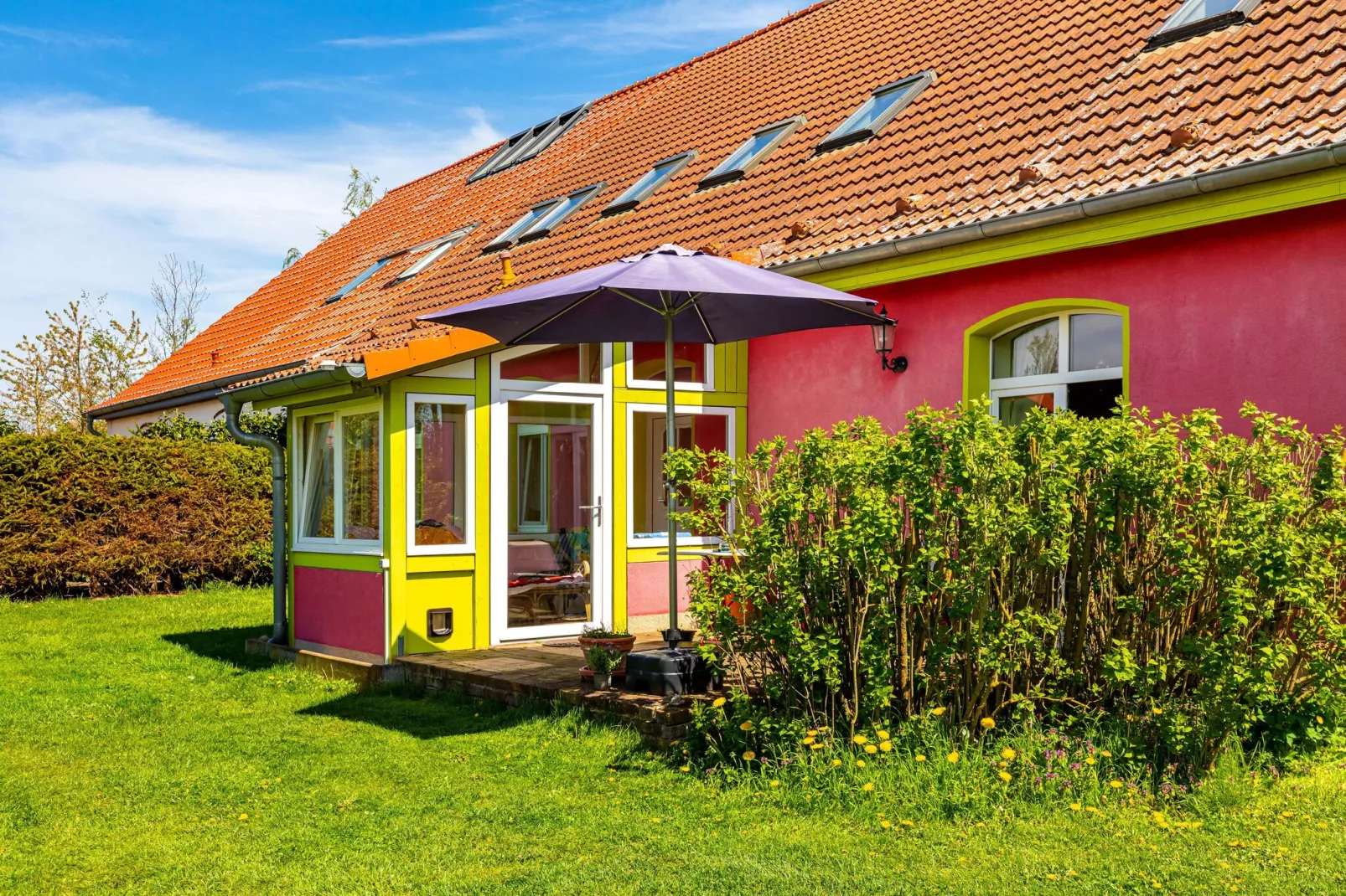Ferienwohnung Altentreptow-Exterior summer
