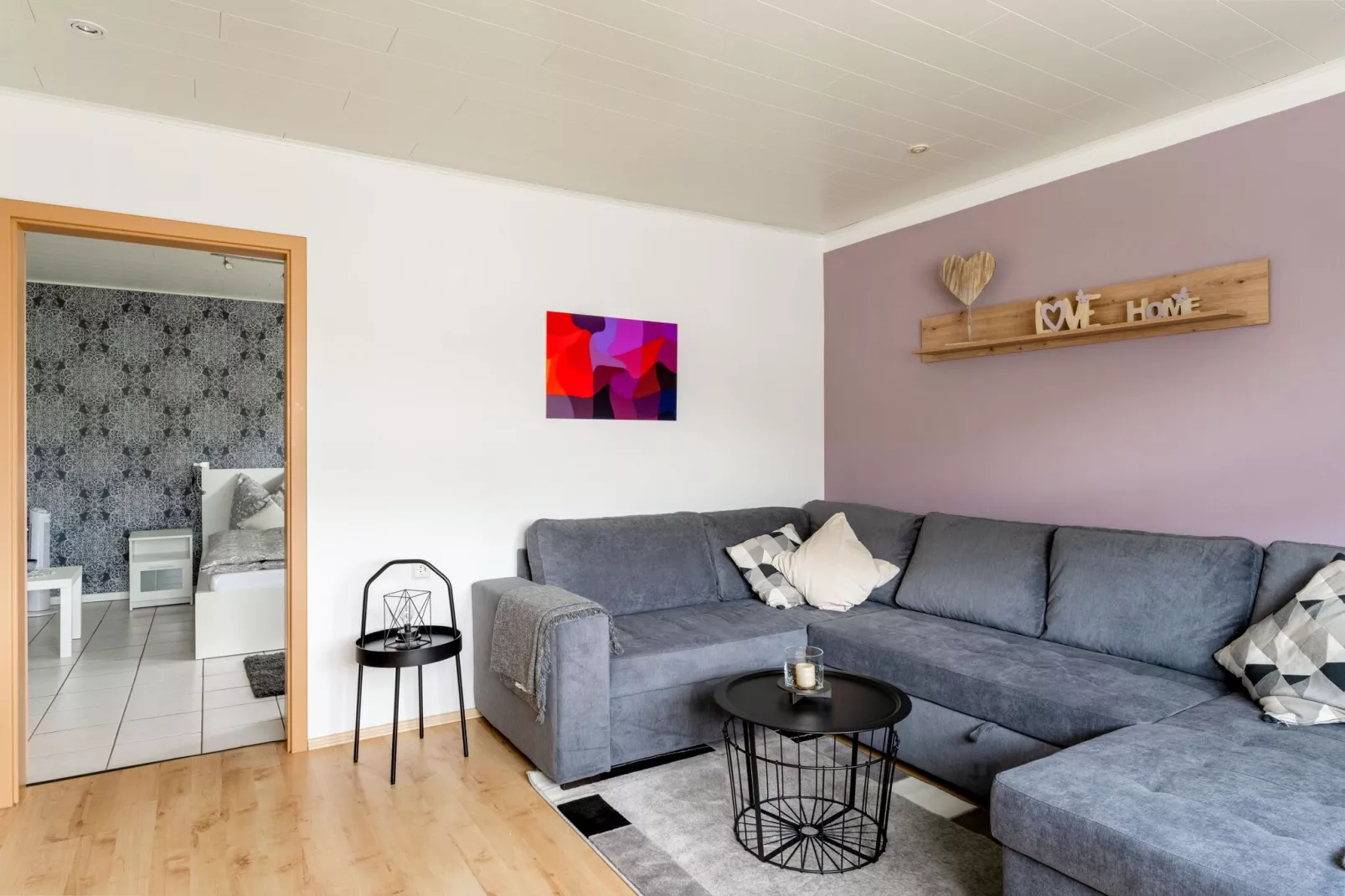 Ferienwohnung mit Moselblick-Living room