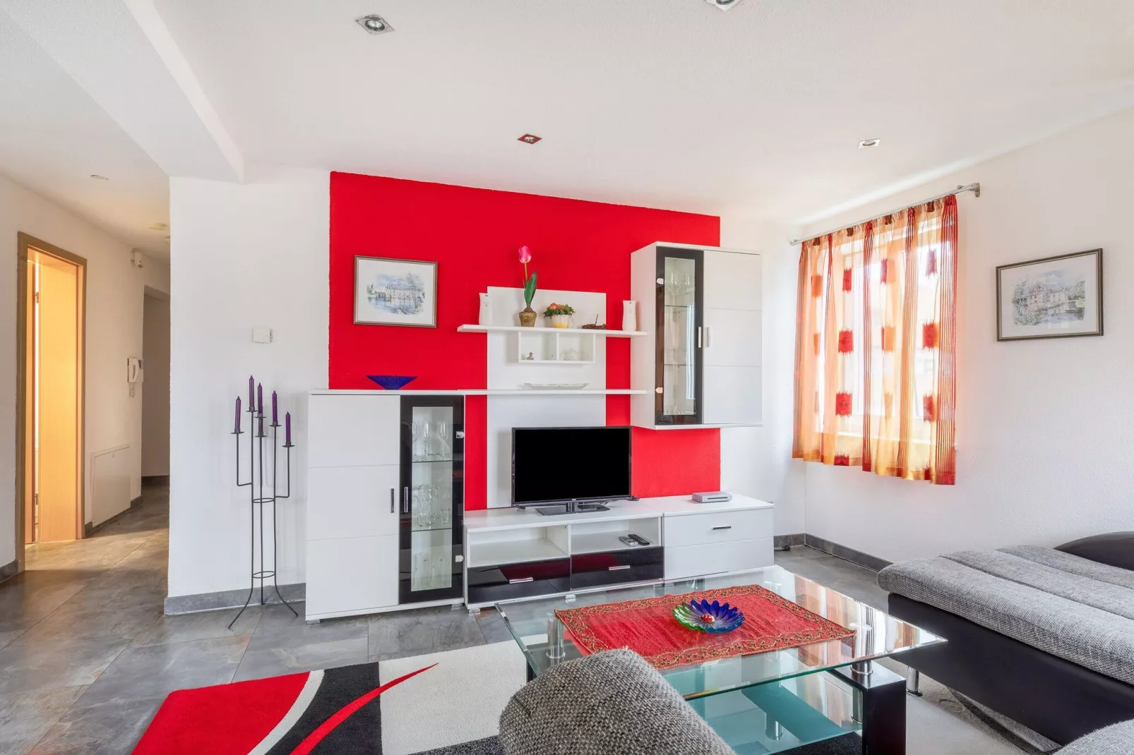 Ferienwohnung Schloss- Altshausen-Living room