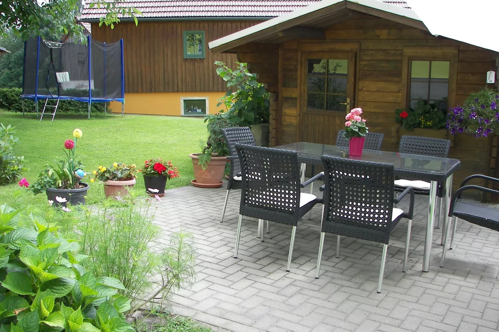 Sächsische Schweiz-Gardens in summer