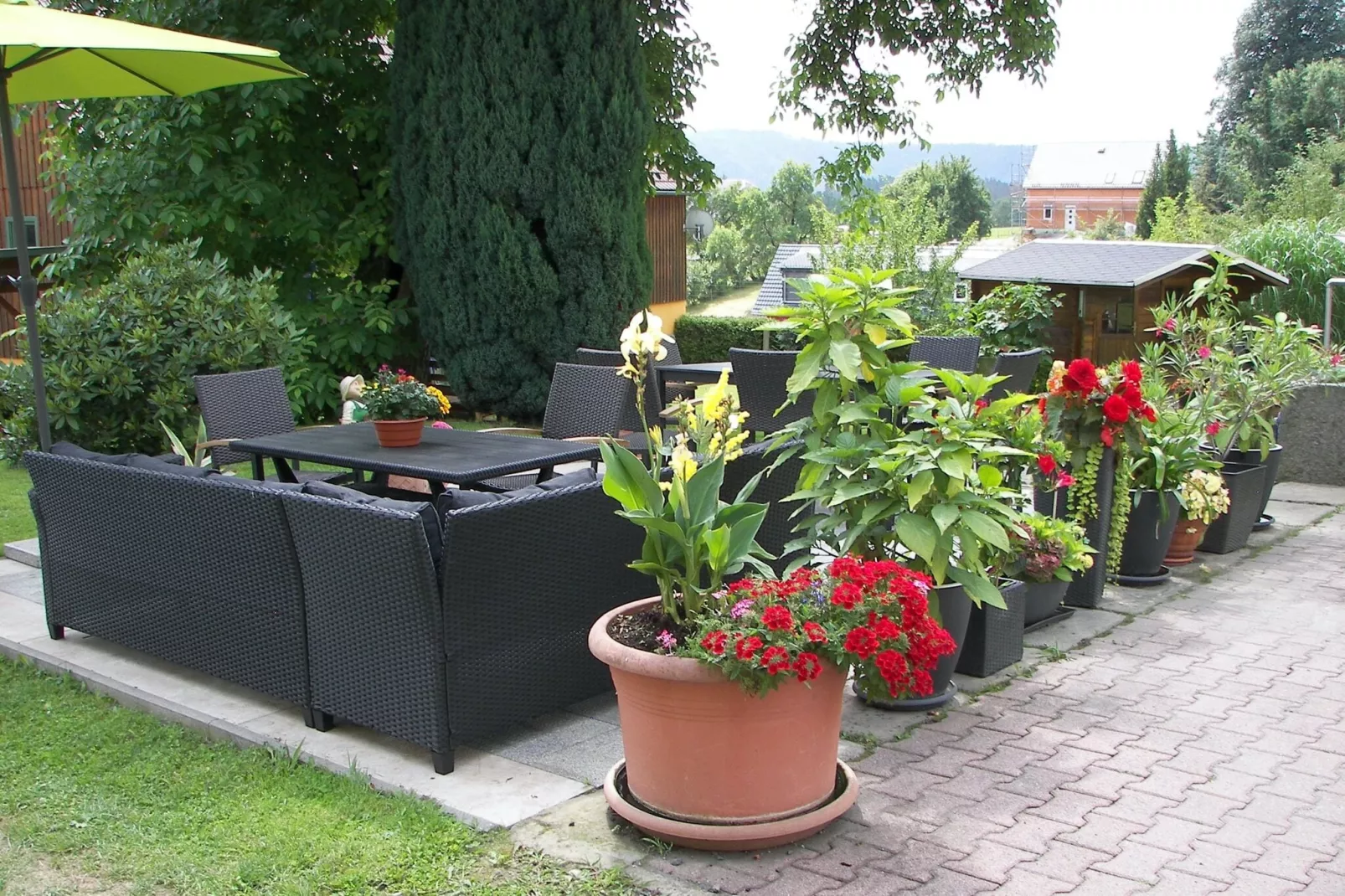 Sächsische Schweiz-Terrace balcony