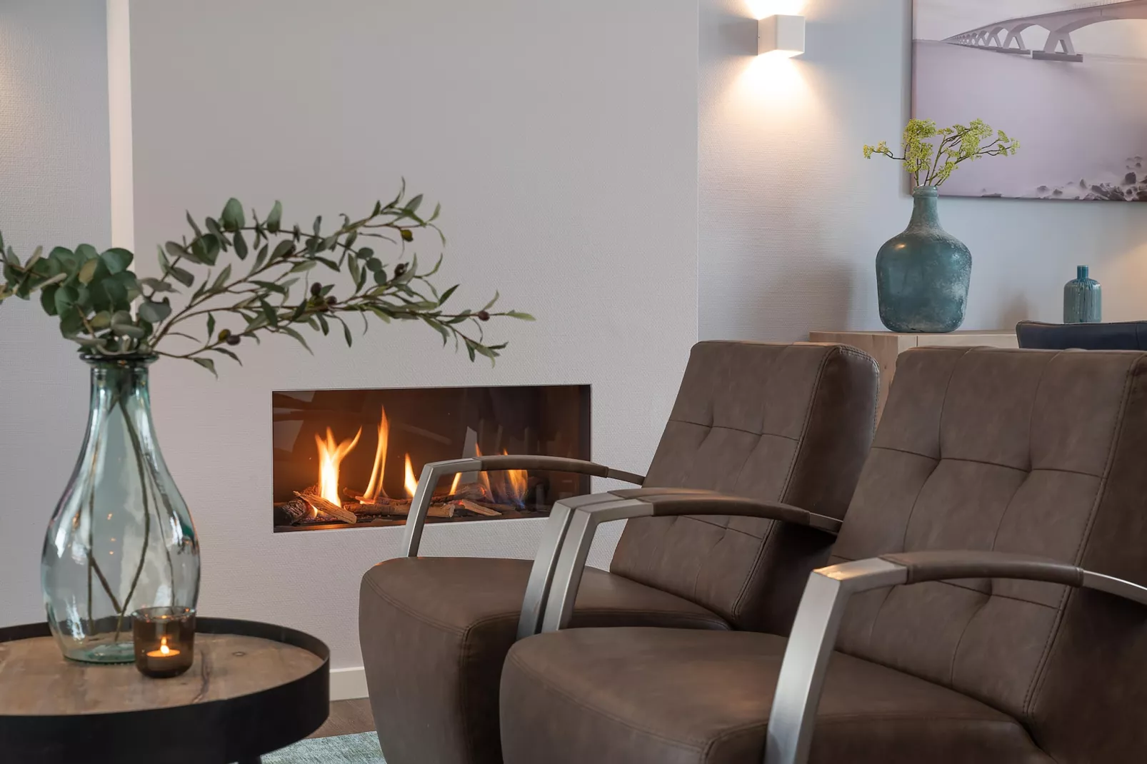 8-persoons geschakeld-Wohnzimmer