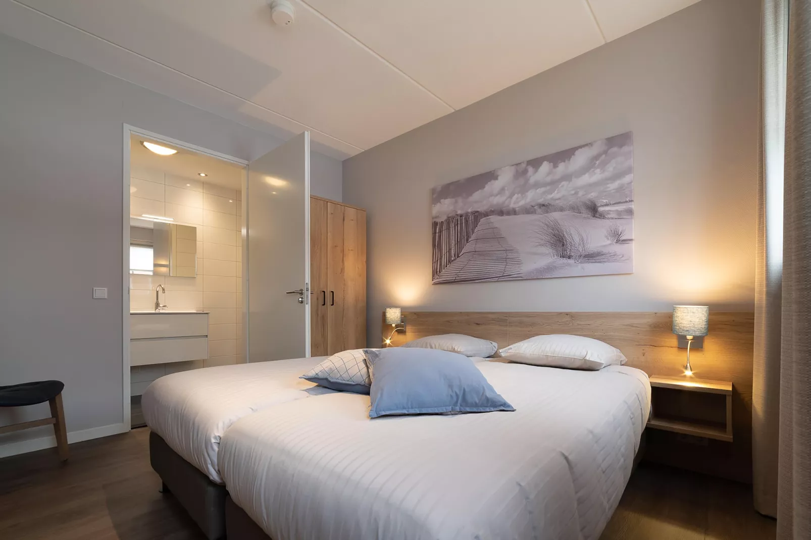 8-persoons geschakeld-Schlafzimmer