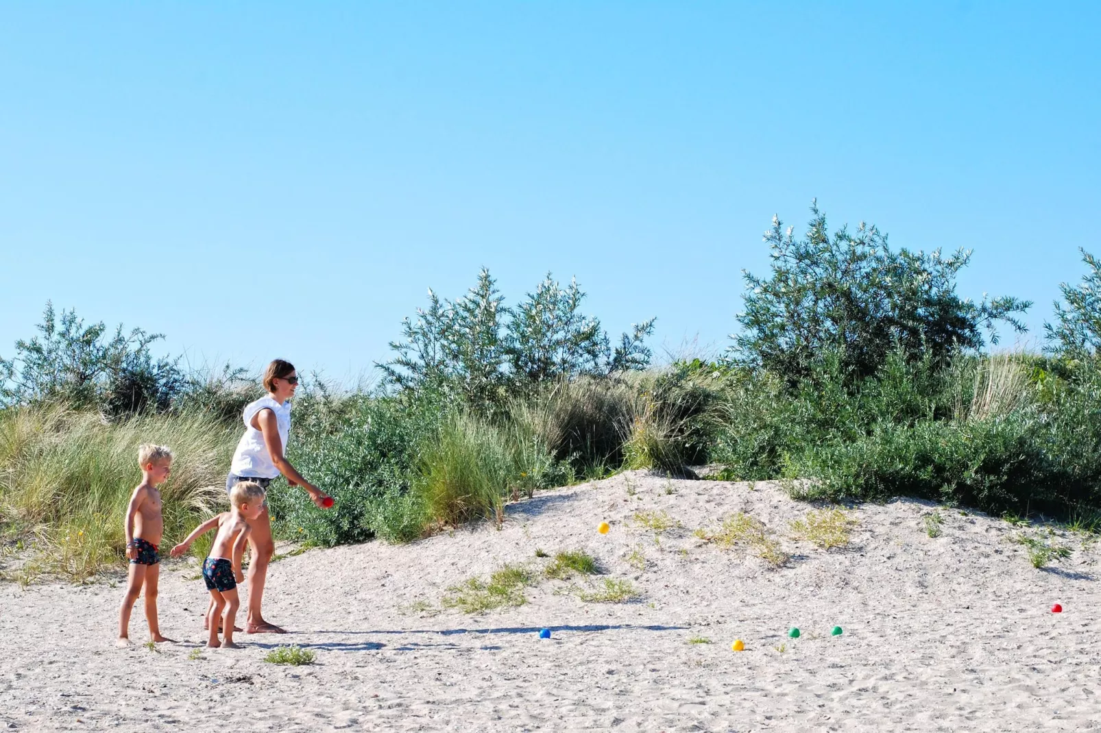 8-persoons geschakeld-Gebiete Sommer 1 km