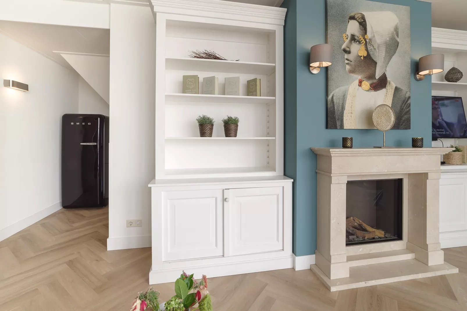Luxe Beveland met Zwembad-Living room