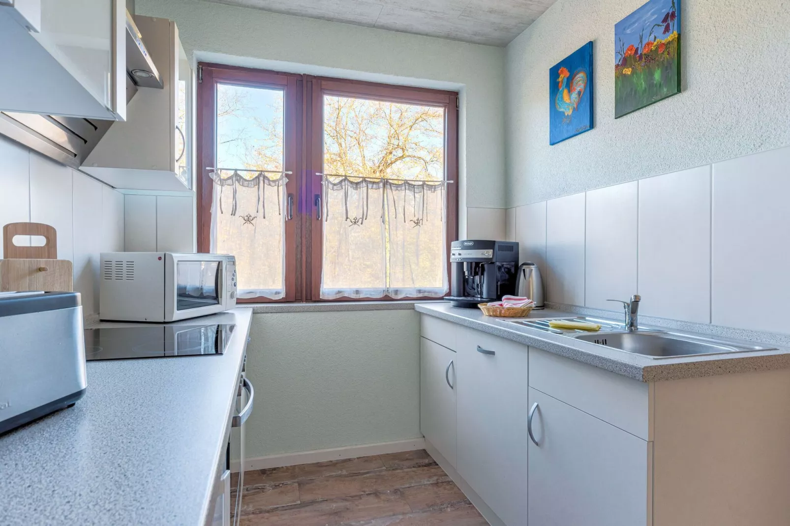 Holiday flat in Güntersberge near the lake-Kitchen