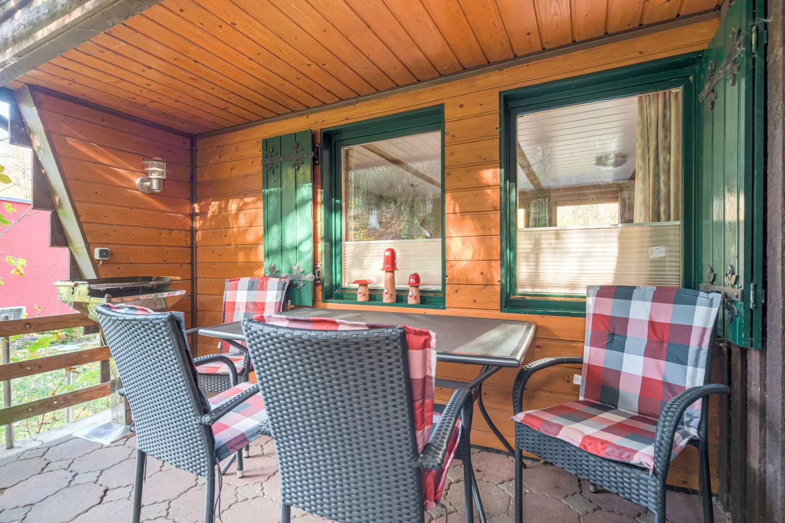 Maison de vacances à Güntersberge avec terrasse-Balcon-terrasse