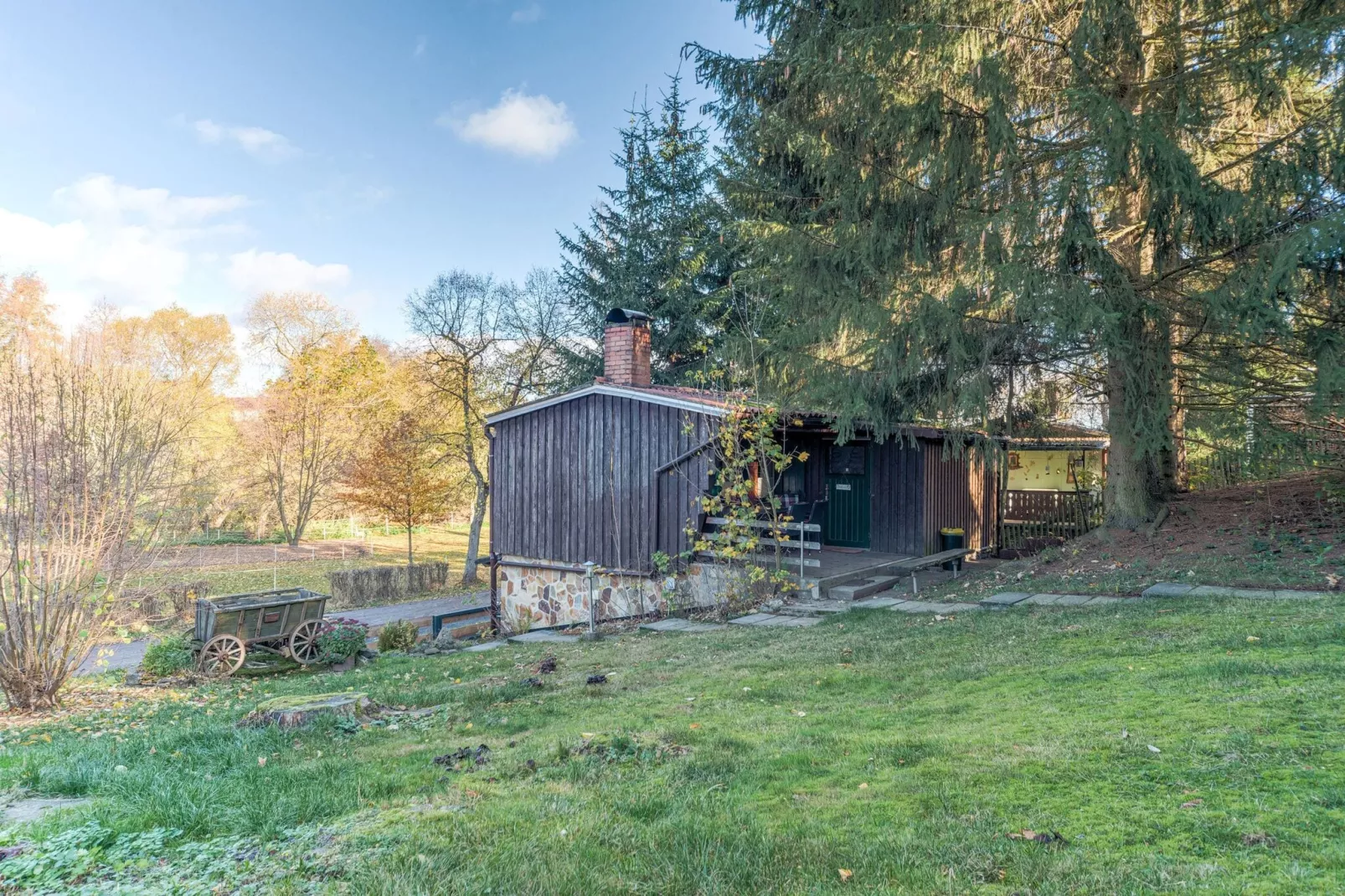 Maison de vacances à Güntersberge avec terrasse-Jardin d'été