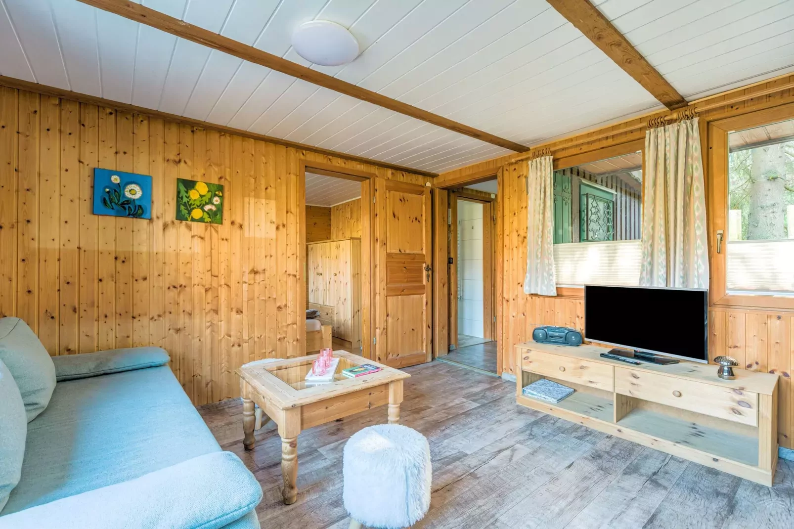 Maison de vacances à Güntersberge avec terrasse-Salon