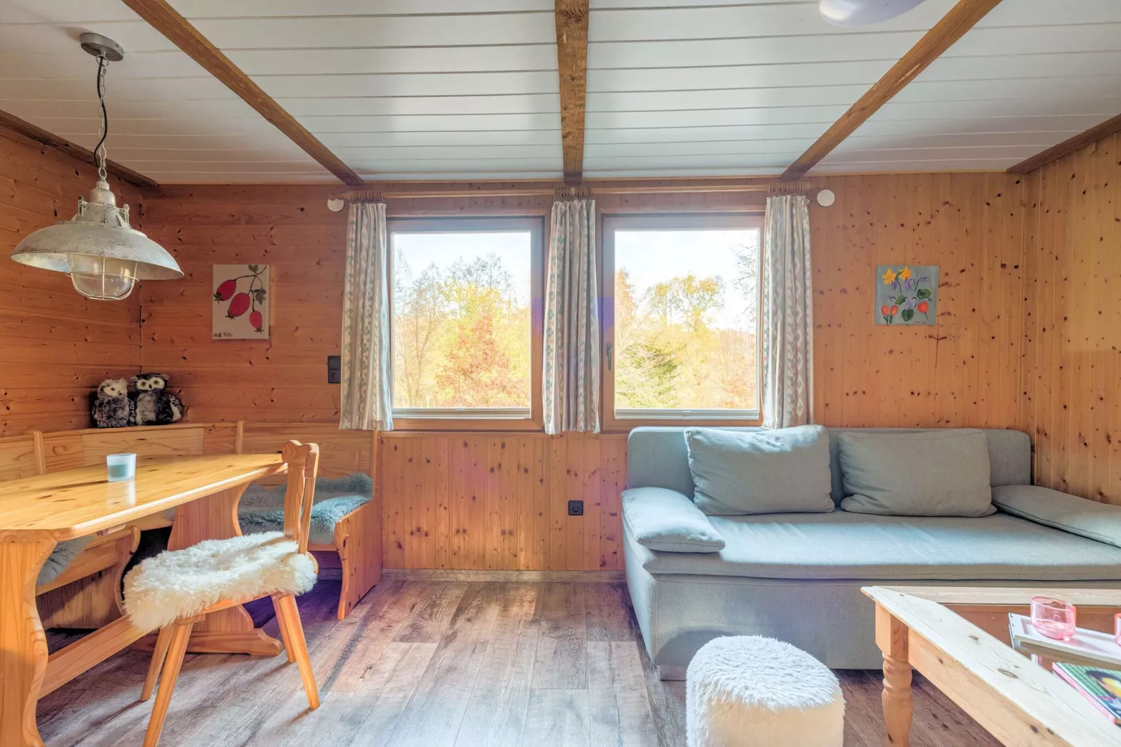 Maison de vacances à Güntersberge avec terrasse-Salon