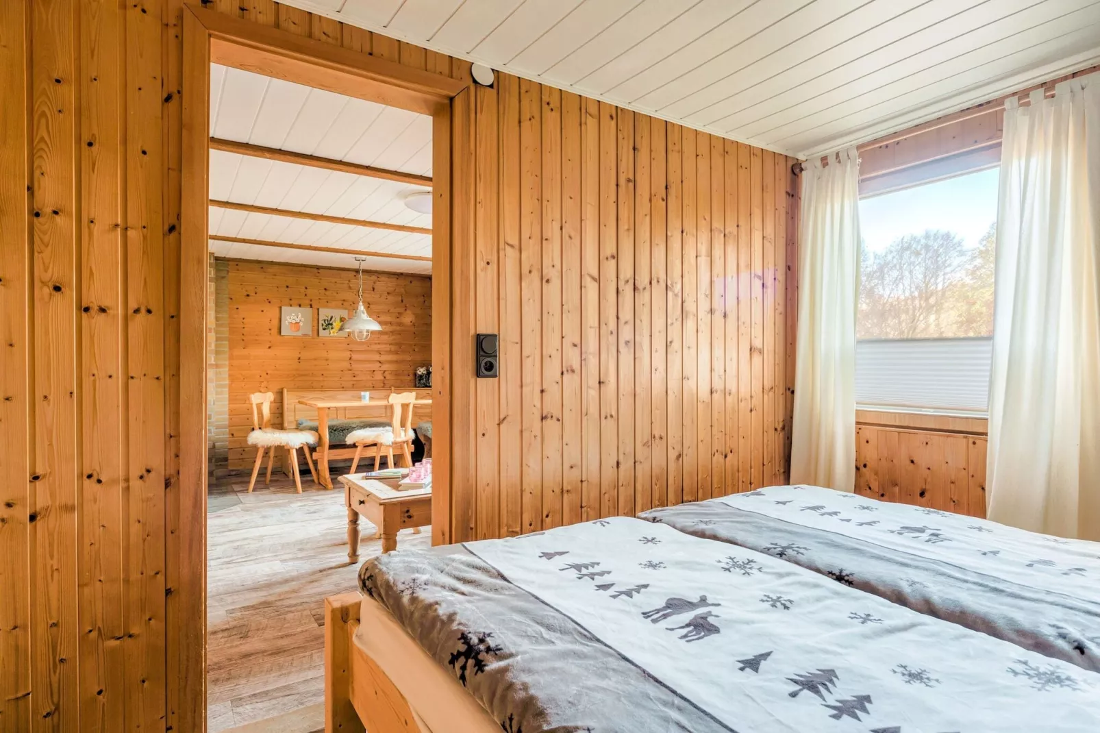 Maison de vacances à Güntersberge avec terrasse-Chambre