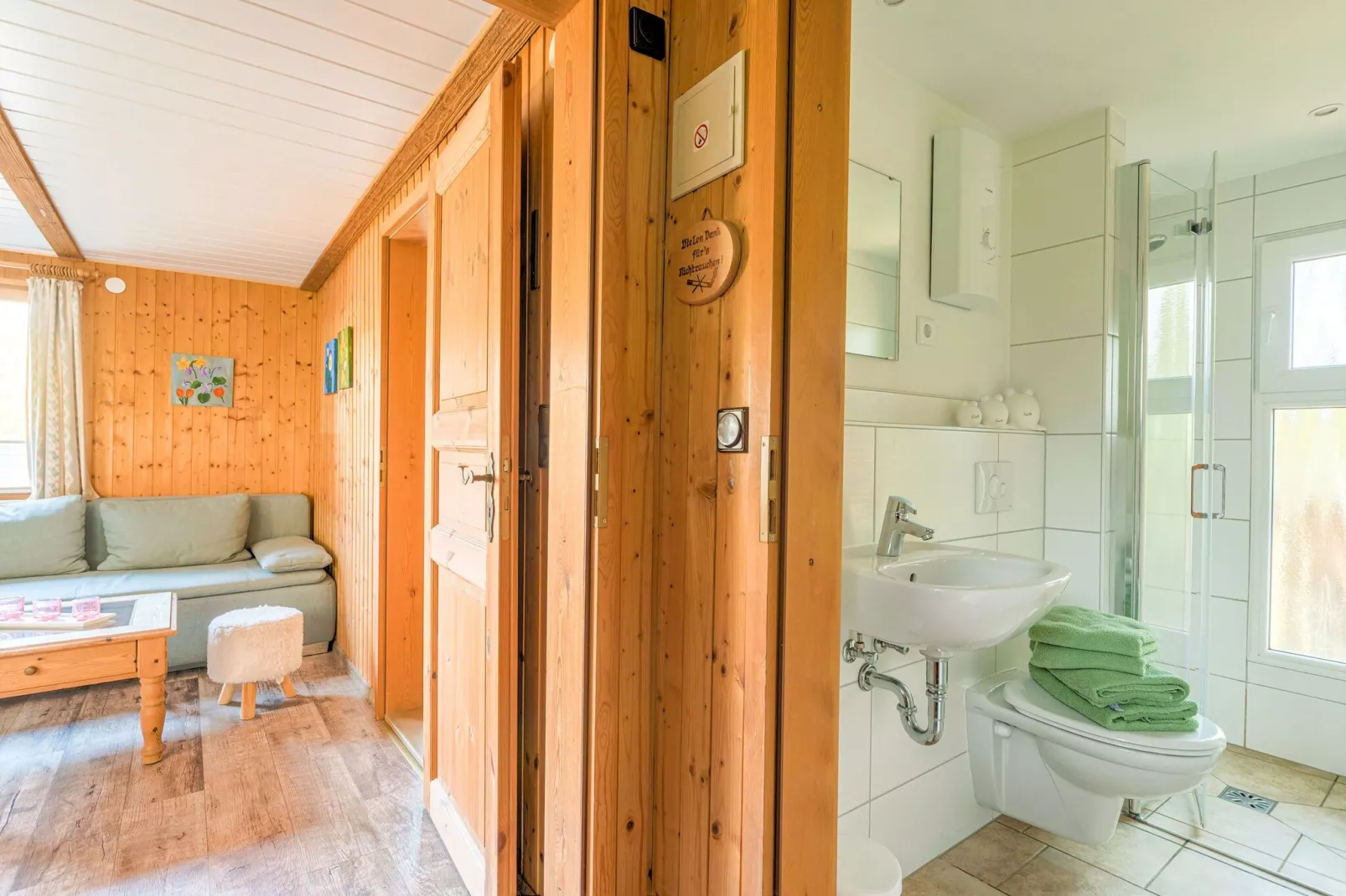 Maison de vacances à Güntersberge avec terrasse-Salle de bain