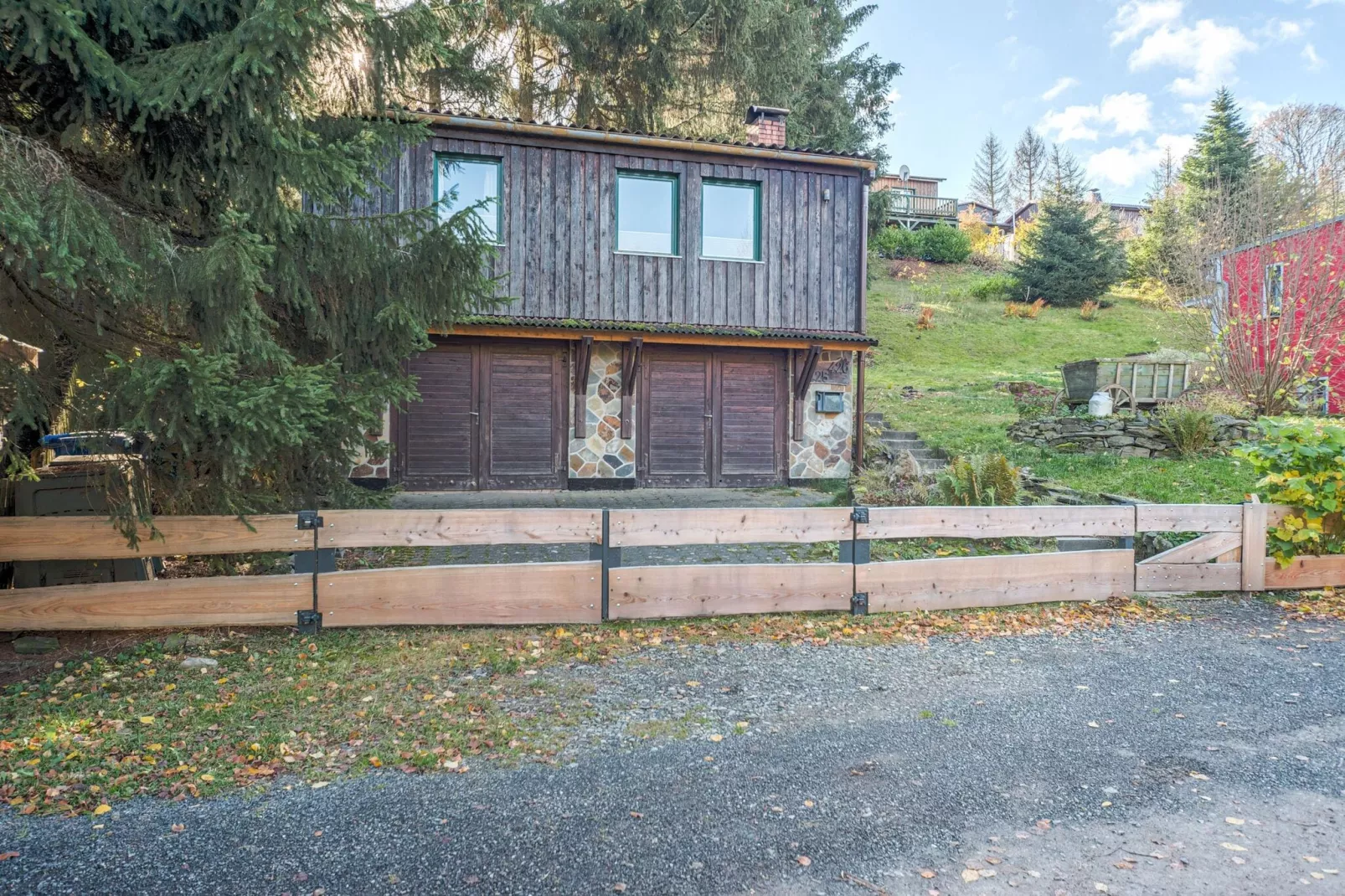 Maison de vacances à Güntersberge avec terrasse-Extérieur été