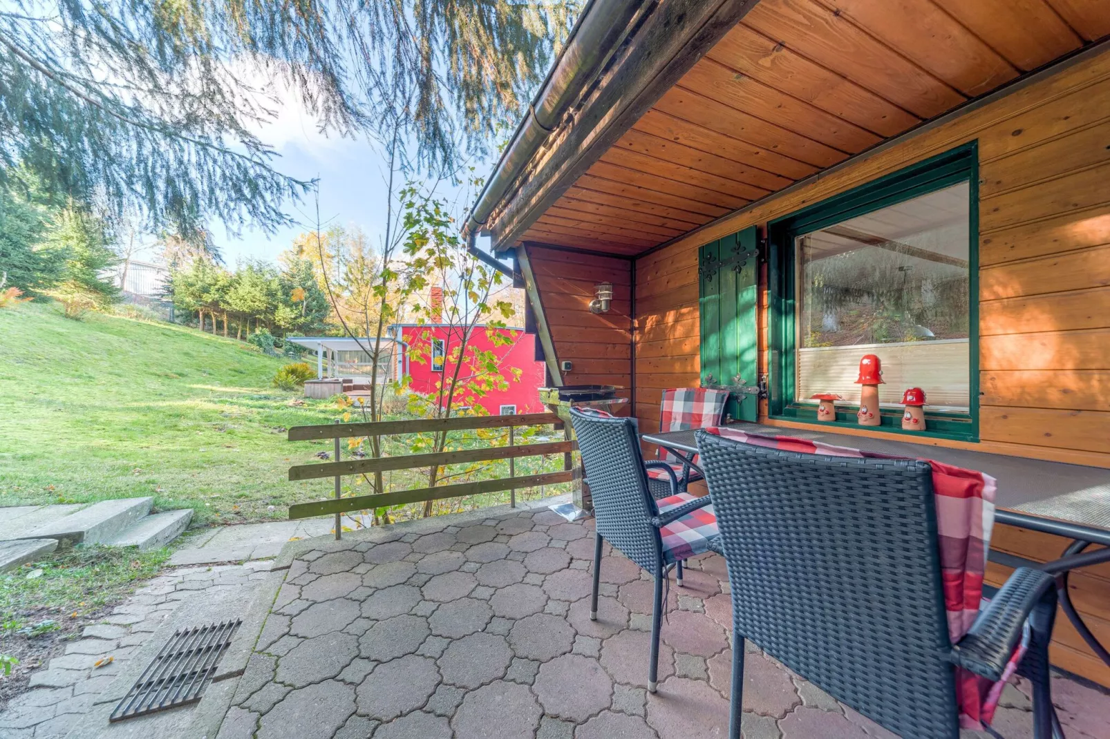 Maison de vacances à Güntersberge avec terrasse-Jardin d'été
