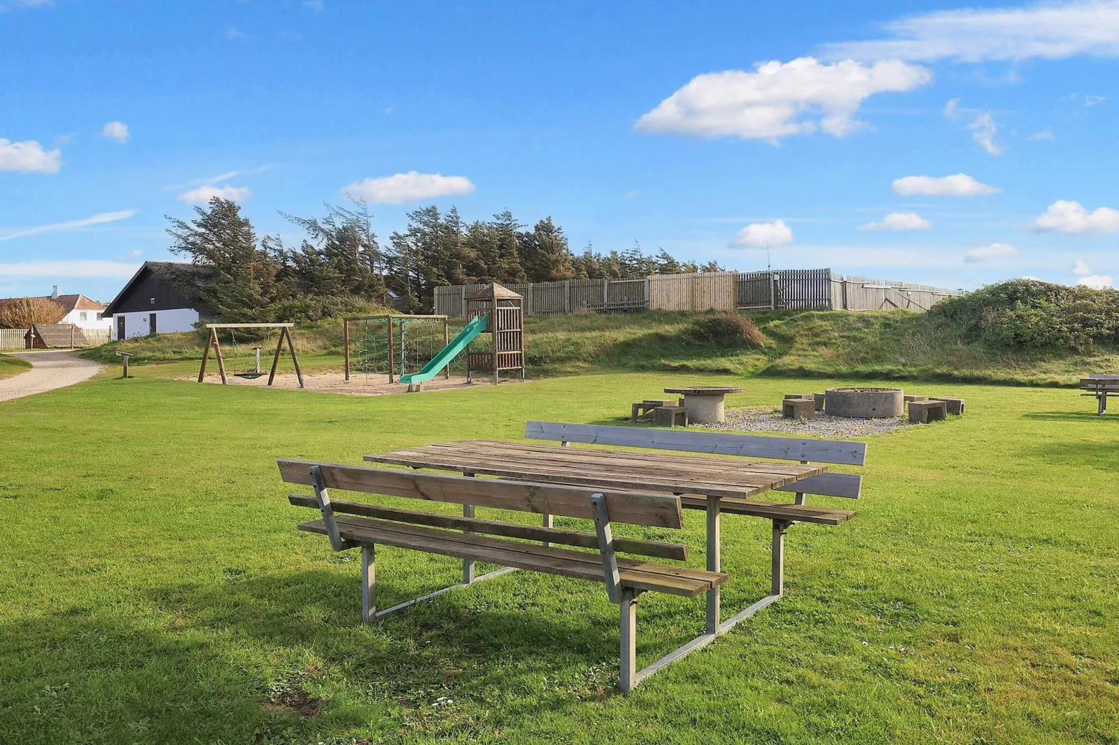 Cabin in camping resort with heating-View