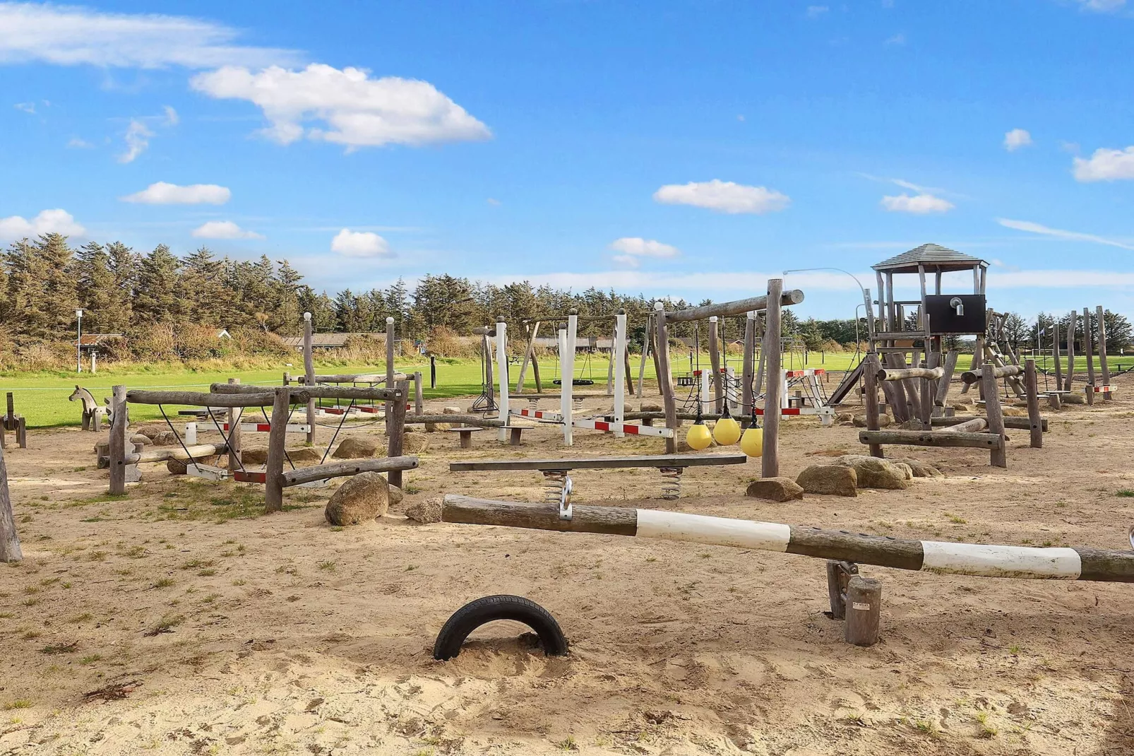 Cabin in camping resort with activities-View