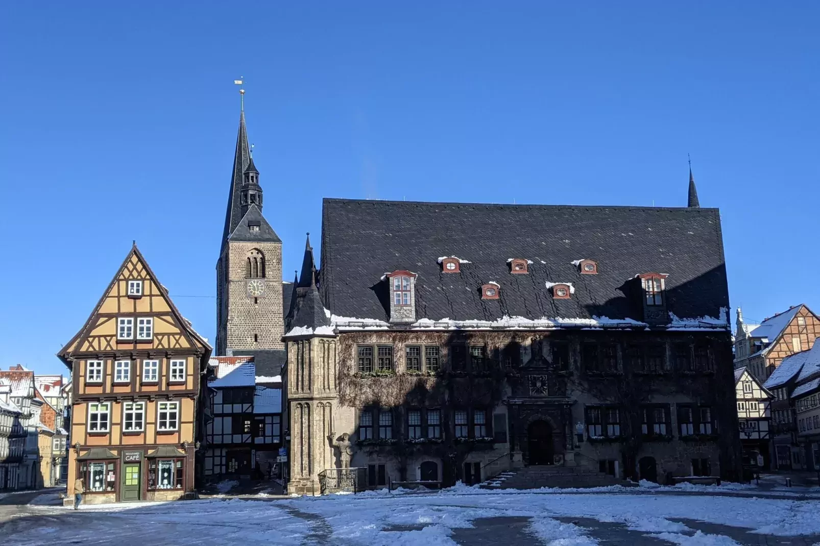 Ferienhaus Ballenstedt-Area winter 20km