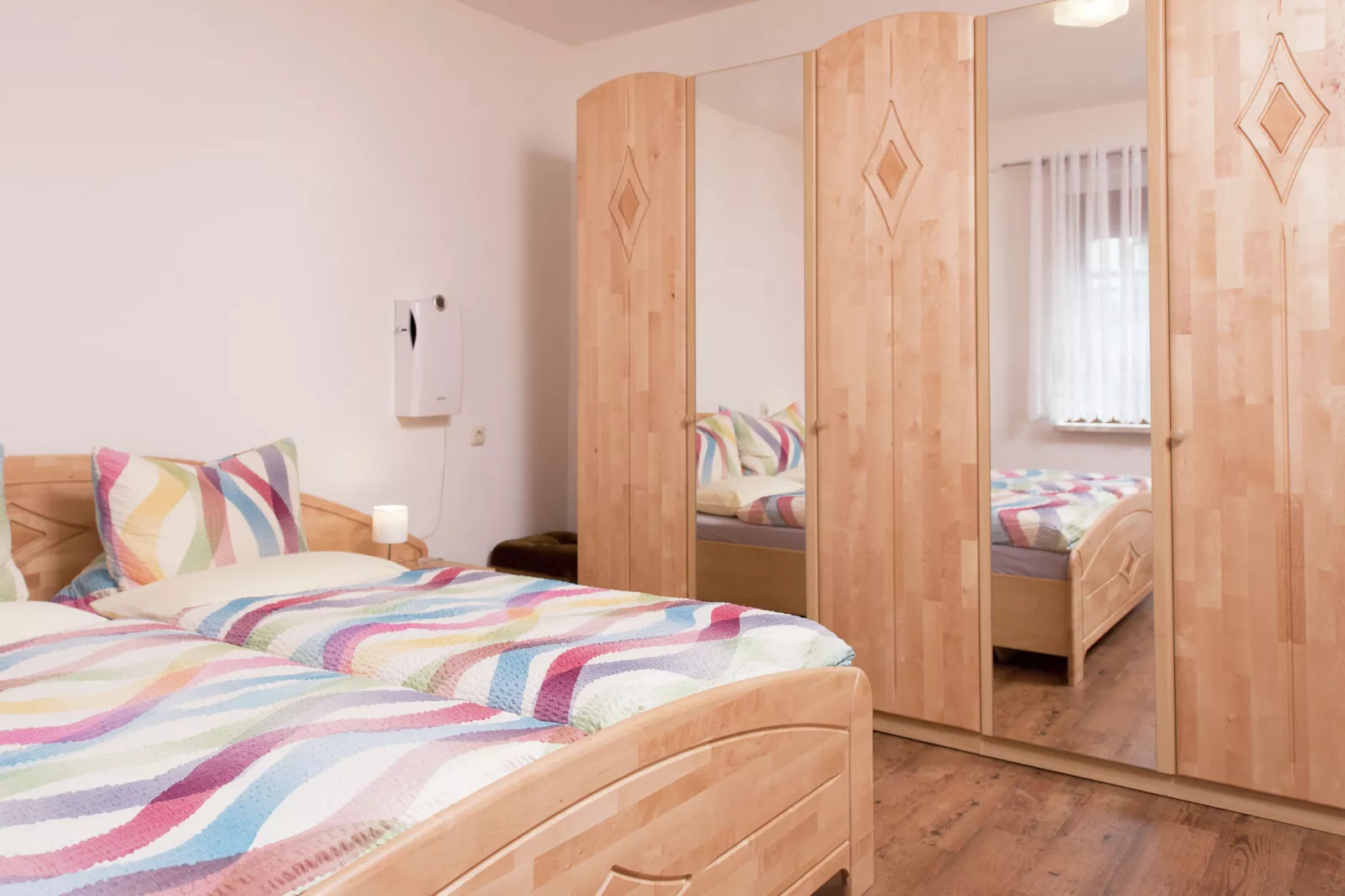 Im Erzgebirge-Schlafzimmer
