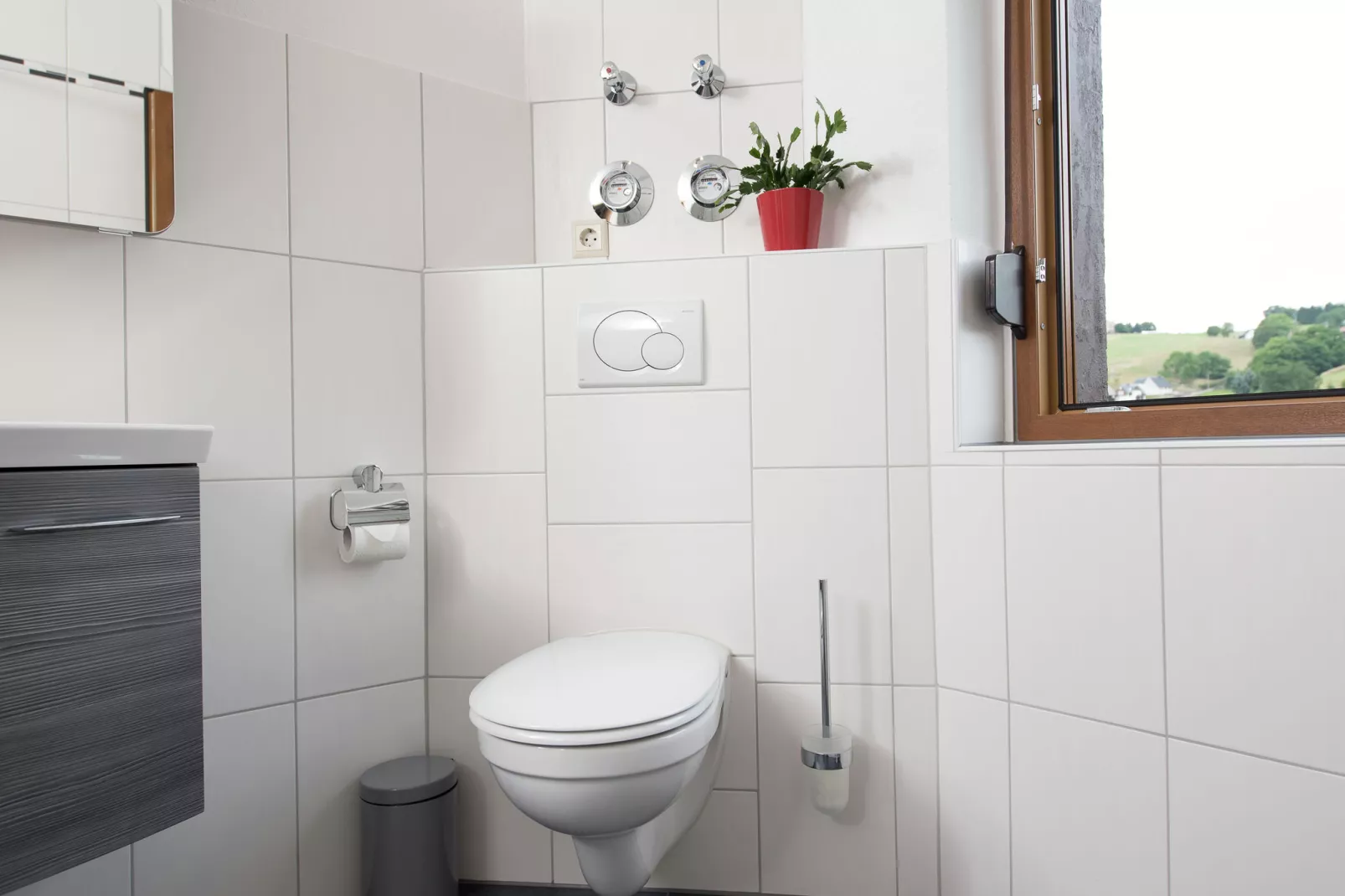 Im Erzgebirge-Badezimmer