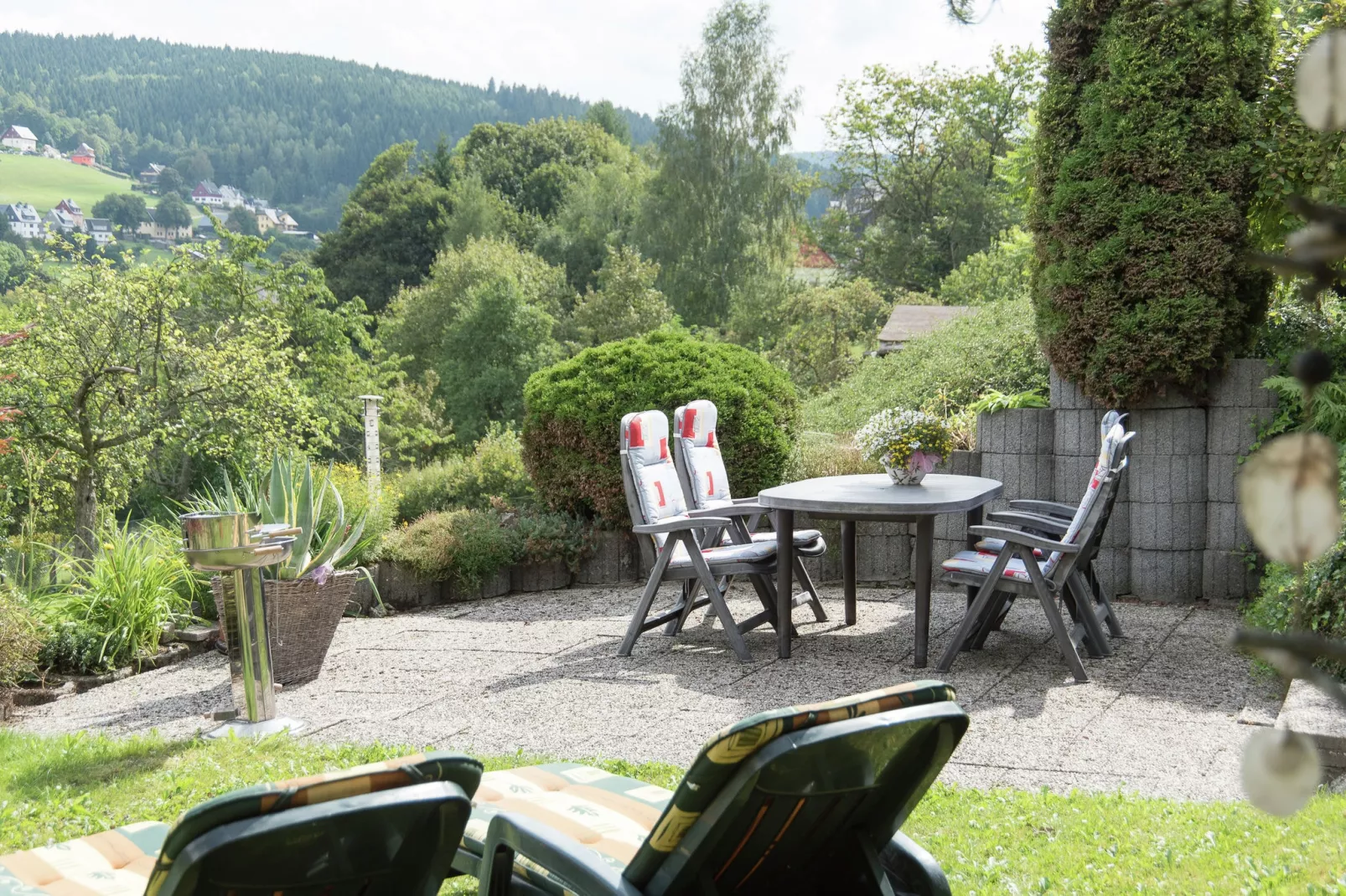 Im Erzgebirge-Garten Sommer