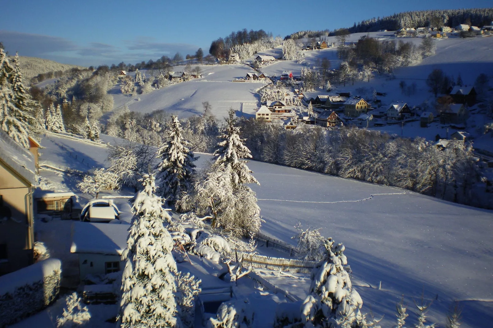 Im Erzgebirge-Aussicht Winter