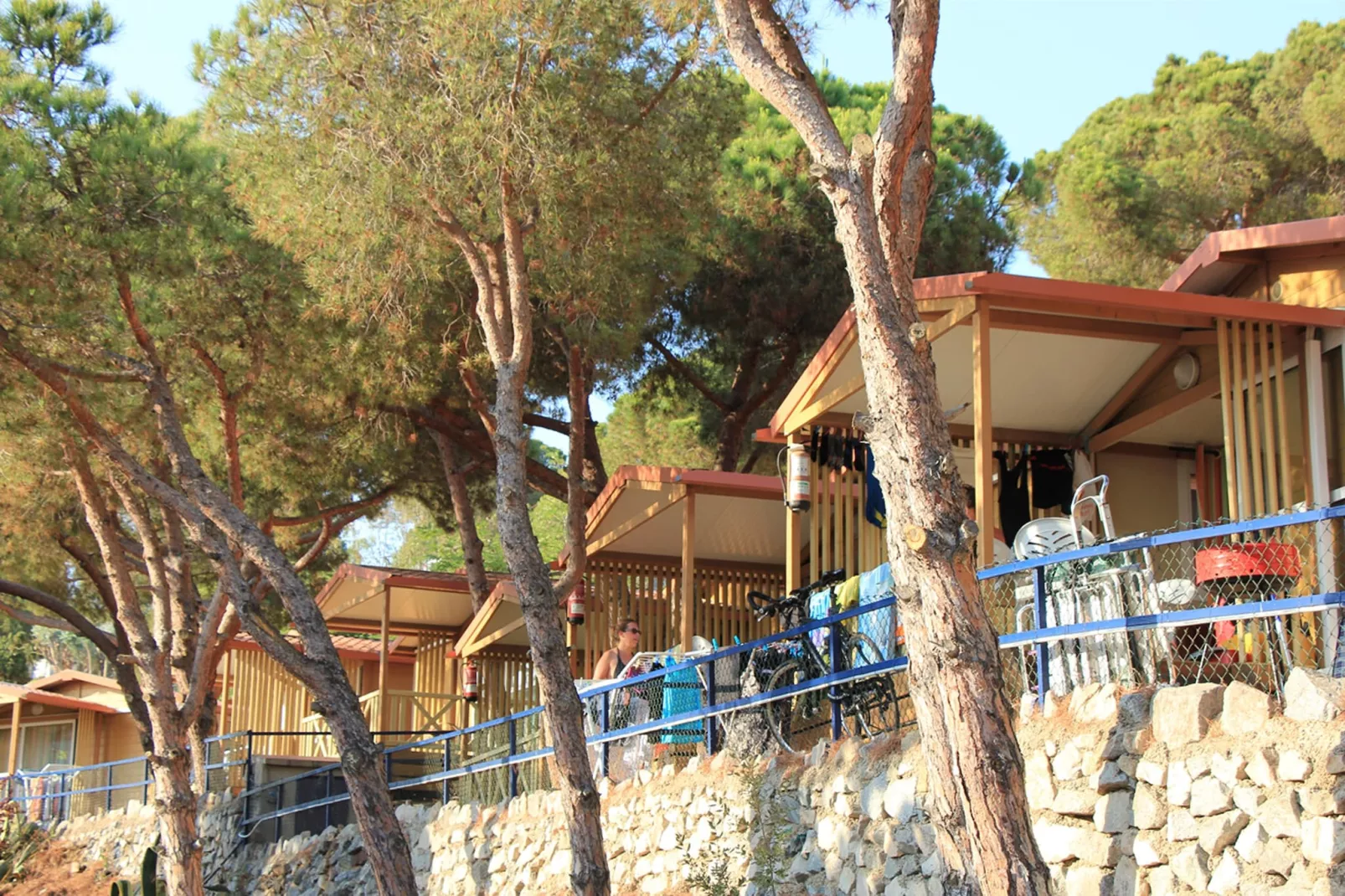 Camping Rocagrossa Bungalow 5 people-Exterior summer