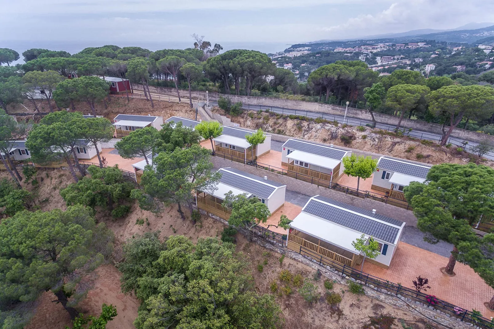 Camping Rocagrossa Mobile Home 6 people-Exterior winter