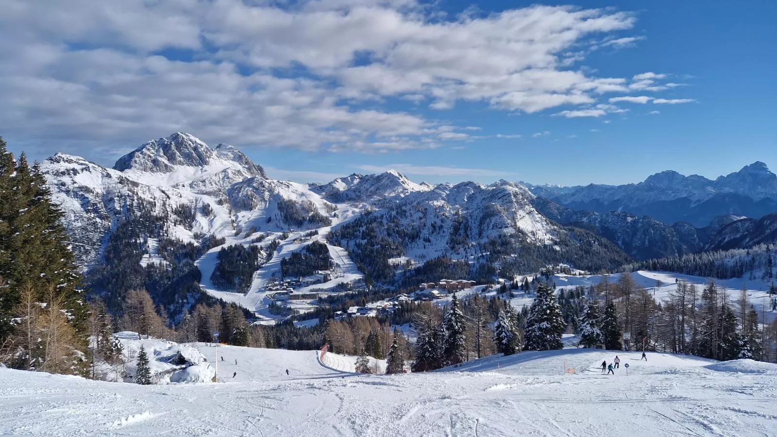 Zirbennest Sonnenalpe Nassfeld-Area winter 1km