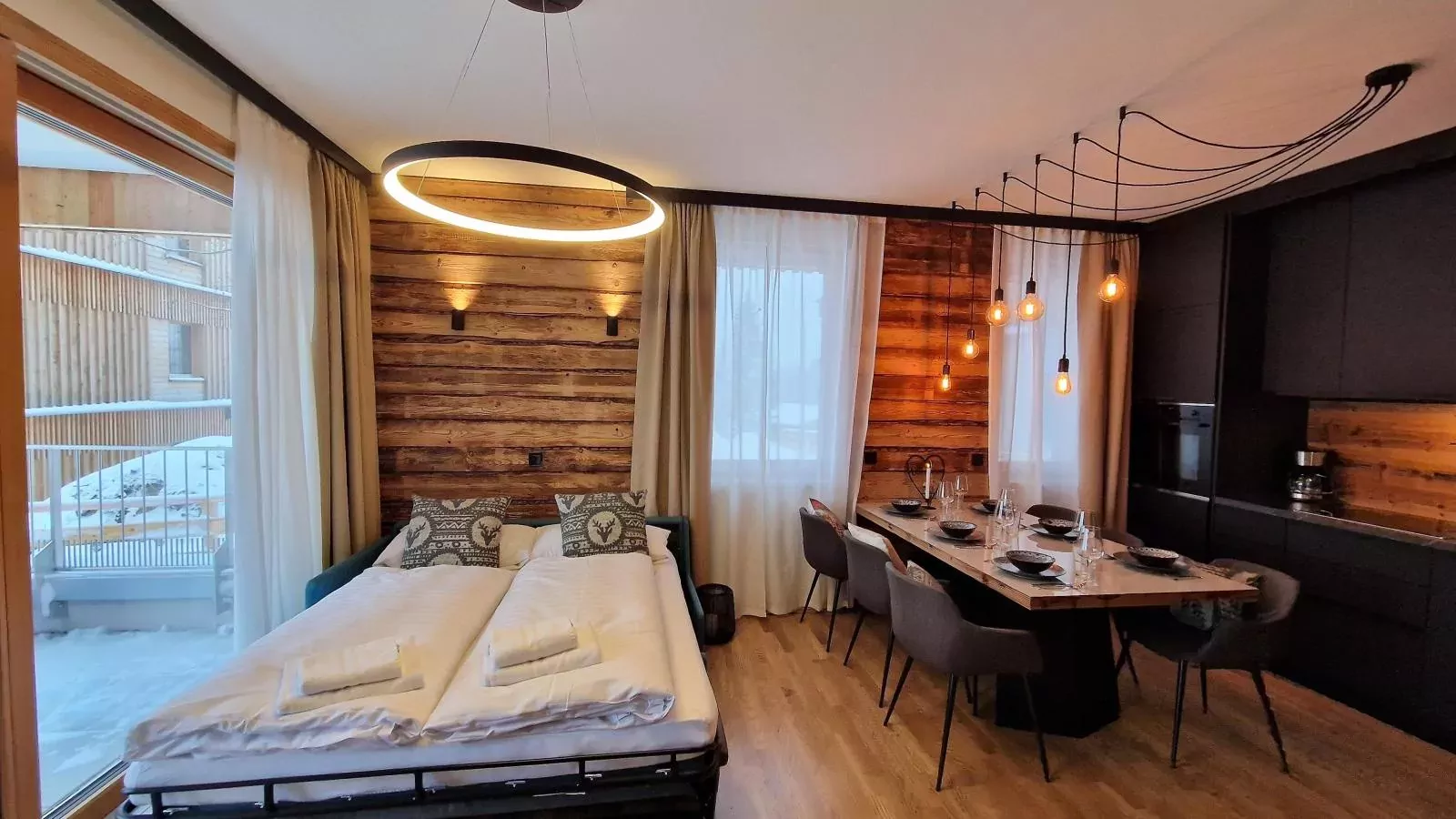 Zirbennest Sonnenalpe Nassfeld-Living room
