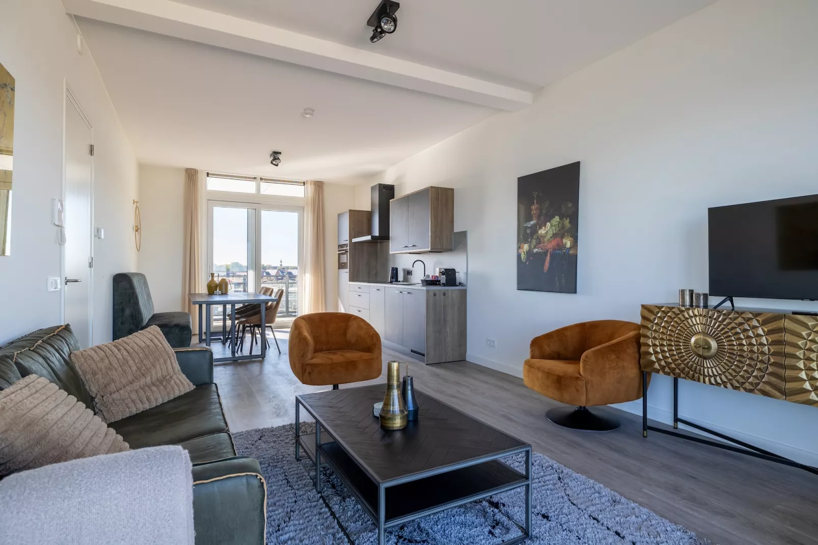 Luxe appartement Vista Maris - Havenweg 8-38  Sint-Annaland-Living room