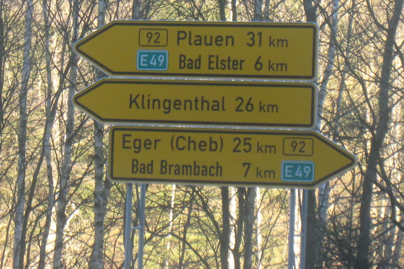 Bad Elster-Gebiete Sommer 20 km