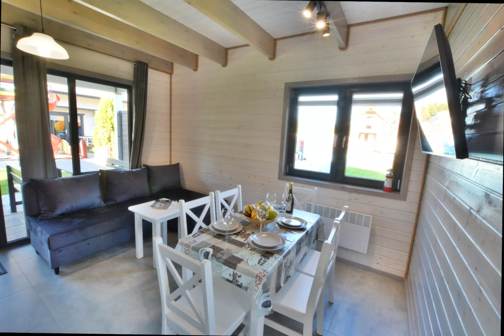 Domki wakacyjne PREMIUM dla 7 osób Sianożęty-Living room