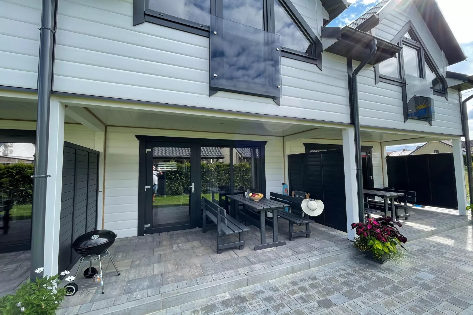 Domki wakacyjne PREMIUM dla 7 osób Sianożęty-Terrace balcony
