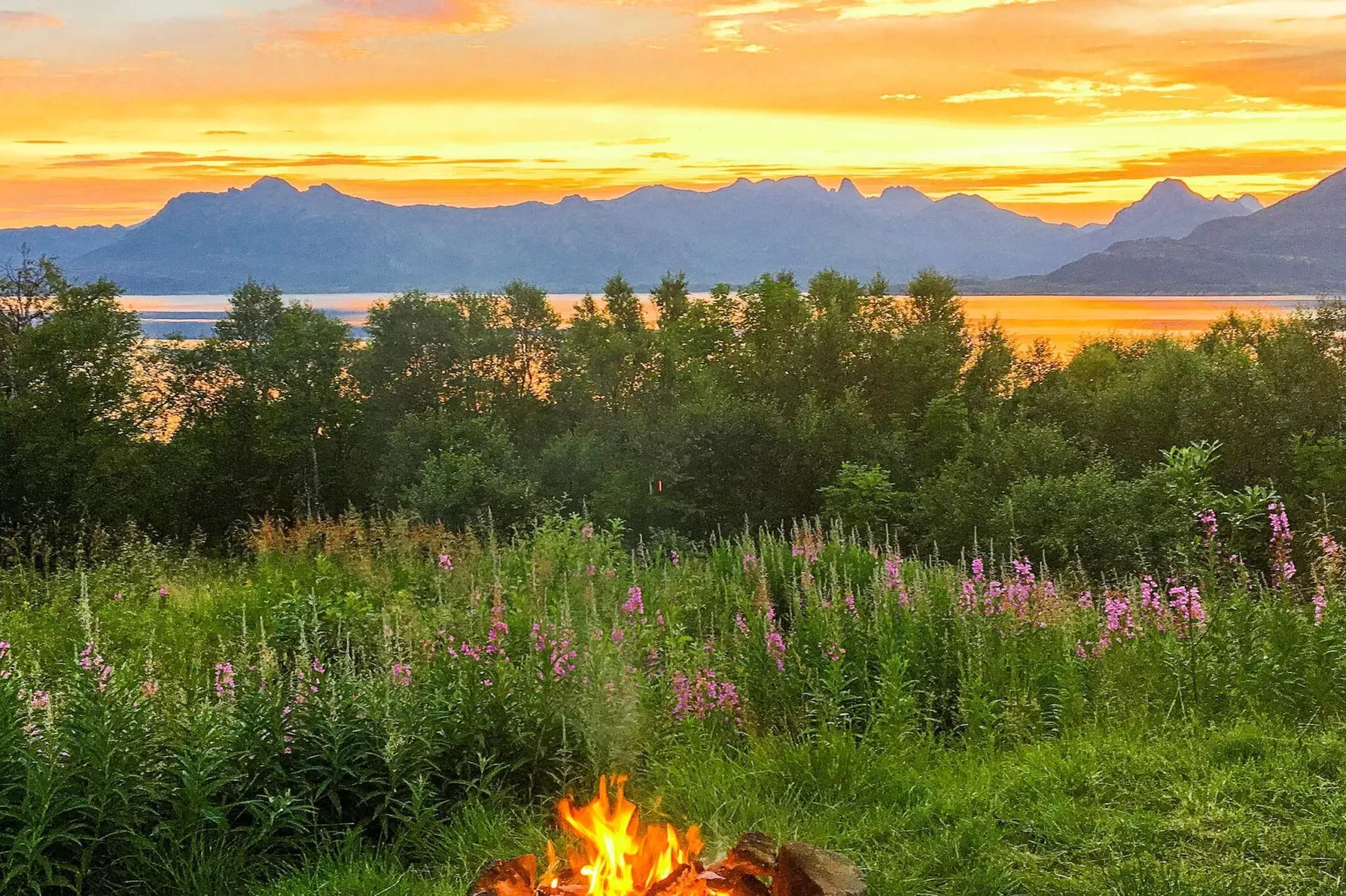 5 star holiday home in stokmarknes-Water view