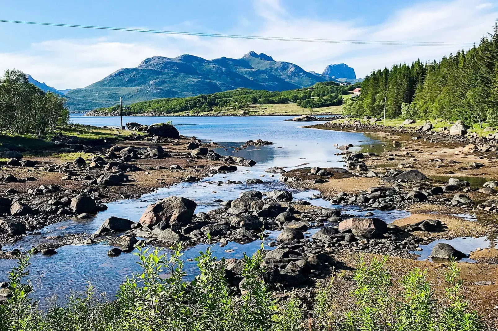 5 star holiday home in stokmarknes-Water view