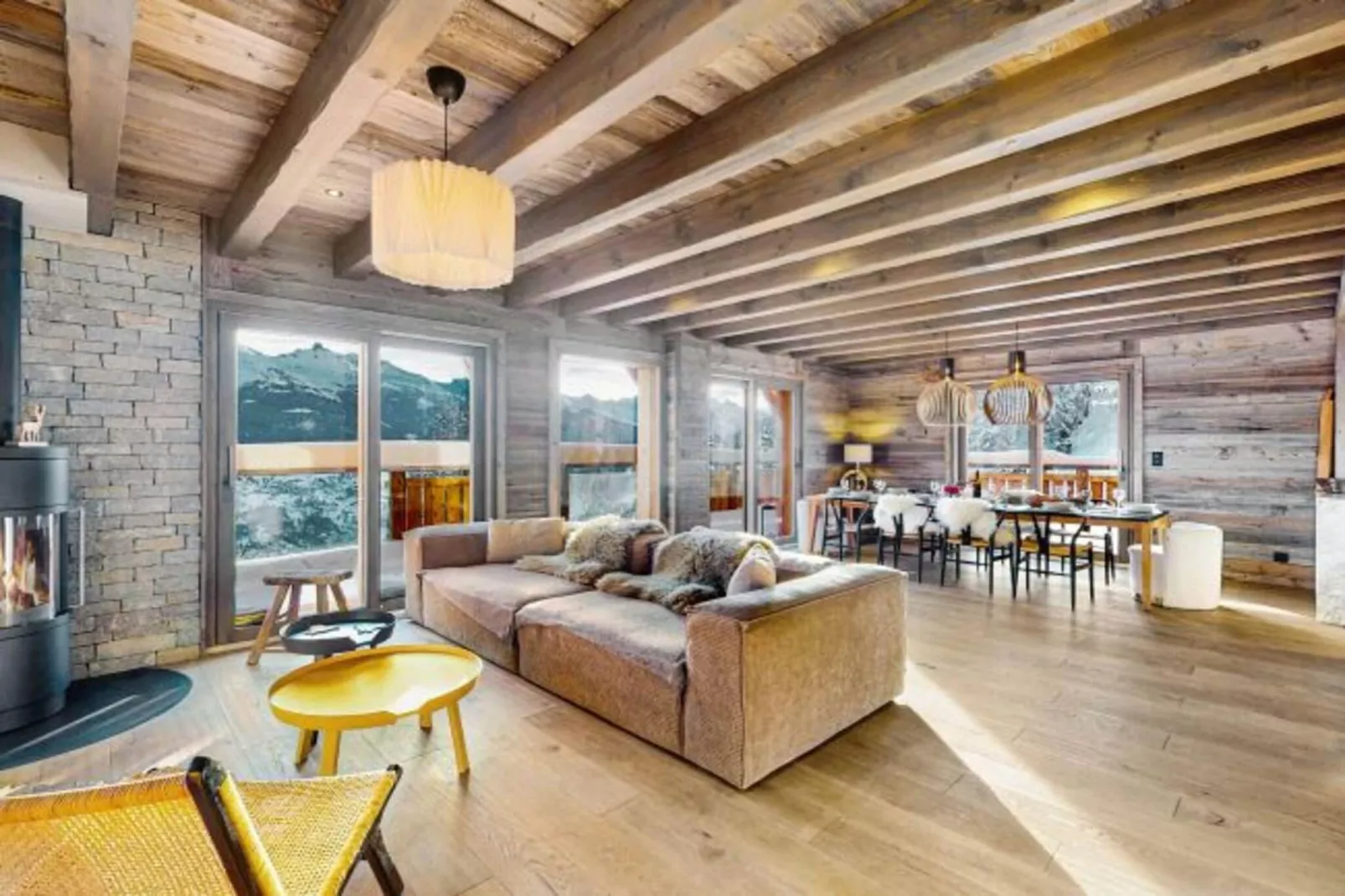Porkka COSY & QUIET chalet 8 pers-Living room